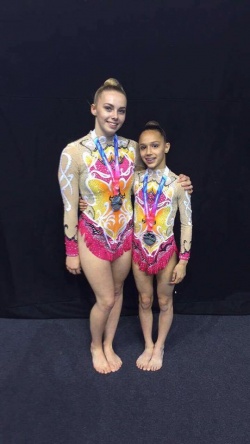 Steph & Toula - silver medal